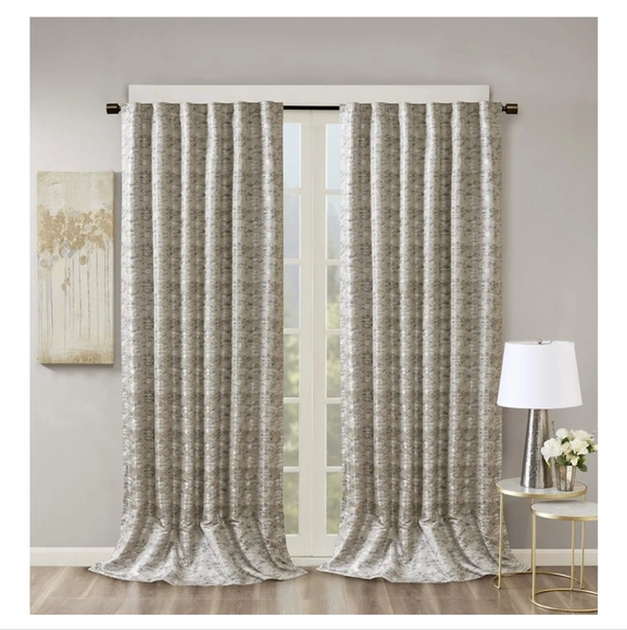 New Sun Smart Window Panel Total Blackout Cassius Grey Silver - Picture 1 of 6